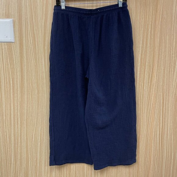 Jessica Simpson Navy Gauze Pants Size M - Picture 2 of 5